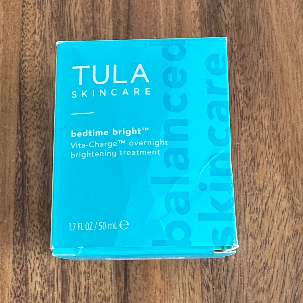 Tula Skincare Bedtime Bright in Turquoise